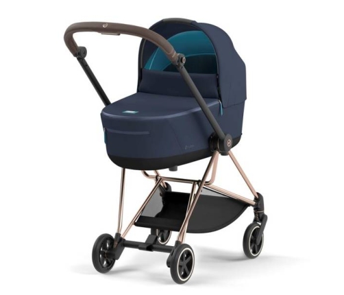 Cybex Mios Nautical Blue + Rose gold Frame Bērnu Ratiņi 2in1