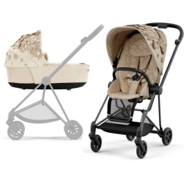 Cybex Mios Nude Beige Simply Flowers + Matt Black Frame Bērnu Ratiņi 2in1 Cybex Mios Nude Beige Simply Flowers + Matt Black Frame Bērnu Ratiņi 2in1