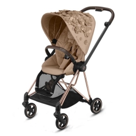 Cybex Mios Nude Beige Simply Flowers + Rose Gold Frame Прогулочная Коляска Cybex Mios Nude Beige Simply Flowers + Rose Gold Frame Прогулочная Коляска