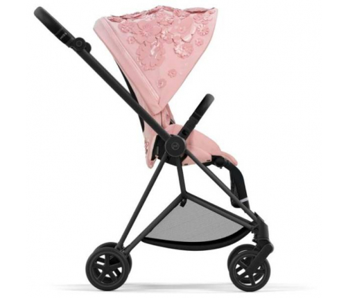 Cybex Mios Pale Blush Simply Flowers + Chrome Brown Frame Bērnu Ratiņi 2in1