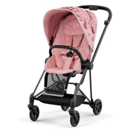 Cybex Mios Pale Blush Simply Flowers + Matt Black Frame Прогулочная Коляска Cybex Mios Pale Blush Simply Flowers + Matt Black Frame Прогулочная Коляска