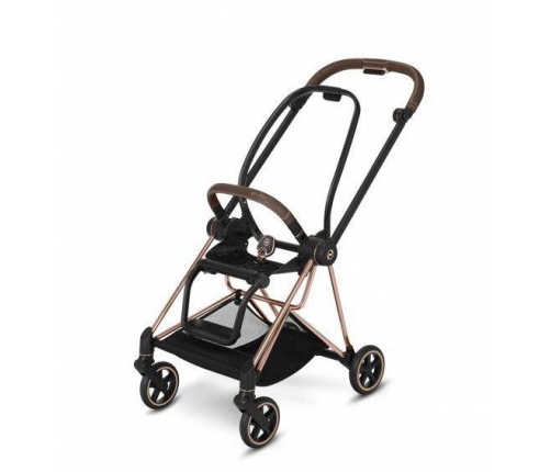 Cybex Mios Rosenrot Red + Rose gold Frame Bērnu Ratiņi 2in1