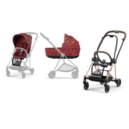 Cybex Mios Rosenrot Red + Rose gold Frame Bērnu Ratiņi 2in1 Cybex Mios Rosenrot Red + Rose gold Frame Bērnu Ratiņi 2in1