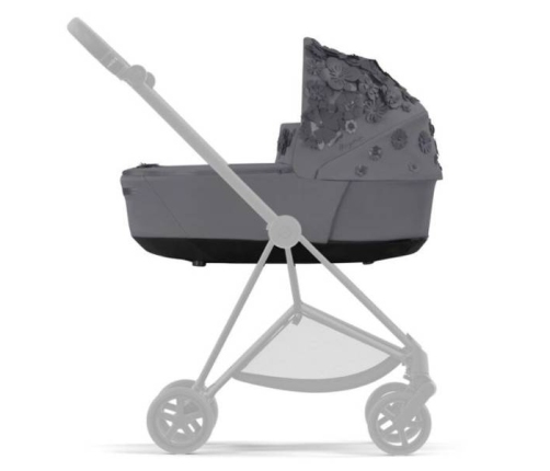Cybex Mios Simply Flowers Dream Grey Люлька для коляски