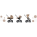 Cybex Mios Simply Flowers Nude Beige Pastaigu Bloks