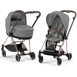 Cybex Mios Soho Grey + Rose gold Frame Детская Коляска 2in1 Cybex Mios Soho Grey + Rose gold Frame Детская Коляска 2in1
