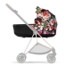 Cybex Mios Spring Blossom Dark + Chrome Brown Frame Bērnu Ratiņi 2in1