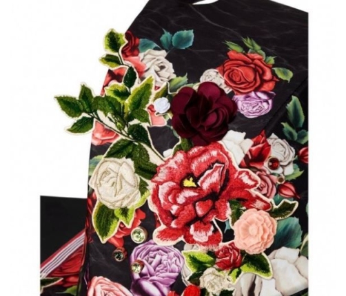 Cybex Mios Spring Blossom Dark + Chrome Brown Frame Bērnu Ratiņi 2in1