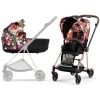 Cybex Mios Spring Blossom Dark + Rose gold Frame Детская Коляска 2in1