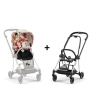 Cybex Mios Spring Blossom Light + Chrome Black Frame Sporta rati