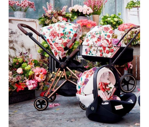 Cybex Mios Spring Blossom Light Pastaigu Bloks