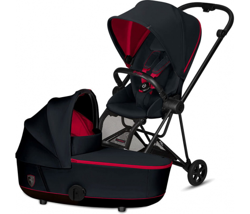 Cybex Priam + Cloud Z I-size Victory Black - Ferrari Bērnu Ratiņi 3in1