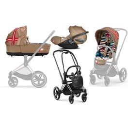 Cybex Priam 4.0 + Cloud Z I-size Chrome black frame Karolina Kurkova One Love Детская Коляска 3in1 Cybex Priam 4.0 + Cloud Z I-size Chrome black frame Karolina Kurkova One Love Детская Коляска 3in1