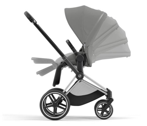 Cybex Priam 4.0 + Cloud Z I-size Chrome black frame Soho Grey Детская Коляска 3in1