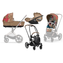 Cybex Priam 4.0 + Cloud Z I-size Chrome brown frame Karolina Kurkova One Love Bērnu Ratiņi 3in1 Cybex Priam 4.0 + Cloud Z I-size Chrome brown frame Karolina Kurkova One Love Bērnu Ratiņi 3in1