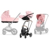 Cybex Priam 4.0 + Cloud Z I-size Chrome brown frame Pale Blush Simply Flowers Детская Коляска 3in1