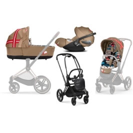 Cybex Priam 4.0 + Cloud Z I-size Matt black frame Karolina Kurkova One Love Детская Коляска 3in1 Cybex Priam 4.0 + Cloud Z I-size Matt black frame Karolina Kurkova One Love Детская Коляска 3in1