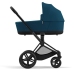 Cybex Priam 4.0 + Cloud Z I-size Matt black frame Mountain Blue Детская Коляска 3in1