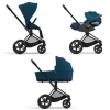 Cybex Priam 4.0 + Cloud Z I-size Matt black frame Mountain Blue Детская Коляска 3in1