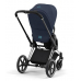 Cybex Priam 4.0 + Cloud Z2 I-size Chrome black frame Nautical Blue Детская Коляска 3in1