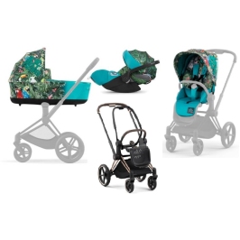 Cybex Priam 4.0 + Cloud Z2 I-size Gold rose frame Dj Khaled Bērnu Ratiņi 3in1 Cybex Priam 4.0 + Cloud Z2 I-size Gold rose frame Dj Khaled Bērnu Ratiņi 3in1