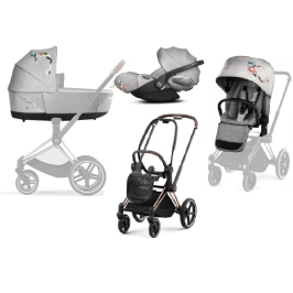 Cybex Priam 4.0 + Cloud Z2 I-size Gold rose frame Koi Crystallized Bērnu Ratiņi 3in1 Cybex Priam 4.0 + Cloud Z2 I-size Gold rose frame Koi Crystallized Bērnu Ratiņi 3in1