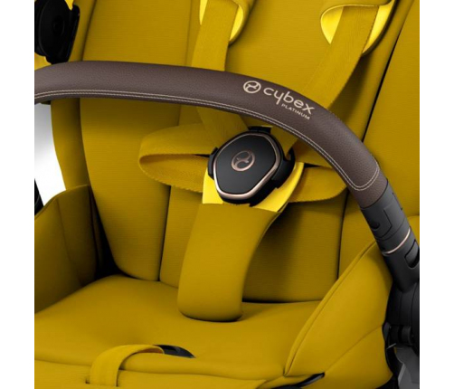 Cybex Priam 4.0 + Cloud Z2 I-size Gold rose frame Mustard Yellow Детская Коляска 3in1