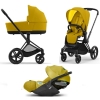 Cybex Priam 4.0 + Cloud Z2 I-size Matt black frame Mustard Yellow Детская Коляска 3in1