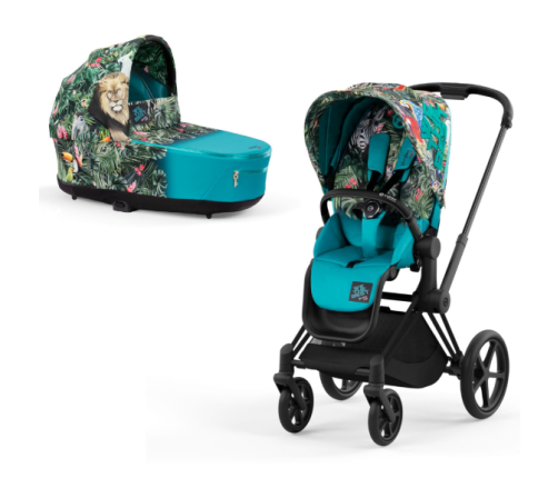 Cybex Priam 4.0 DJ Khaled We The Best Matt Black frame Bērnu Ratiņi 2in1