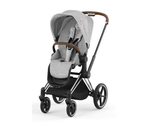 Cybex Priam 4.0 Fashion Koi Chrome Brown frame Bērnu Ratiņi 2in1