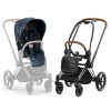 Cybex Priam 4.0 Jewels of Nature + Chrome brown frame Pastaigu Ratiņi