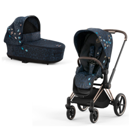 Cybex Priam 4.0 Jewels of Nature Rose Gold Rose Gold frame Детская Коляска 2in1 Cybex Priam 4.0 Jewels of Nature Rose Gold Rose Gold frame Детская Коляска 2in1