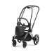 Cybex Priam 4.0 Mountain Blue Chrome brown frame Bērnu Ratiņi 2in1