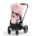 Cybex Priam 4.0 Peach Pink Matt Black frame Детская Коляска 2in1