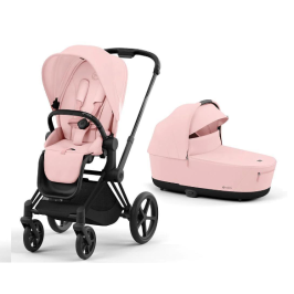 Cybex Priam 4.0 Peach Pink Matt Black frame Детская Коляска 2in1 Cybex Priam 4.0 Peach Pink Matt Black frame Детская Коляска 2in1