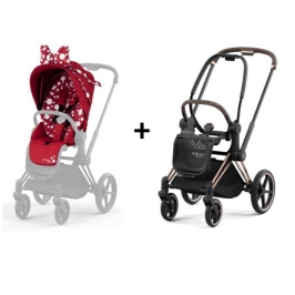 Cybex Priam 4.0 Petticoat by Jeremy Scott + Gold rose frame Прогулочная Коляска Cybex Priam 4.0 Petticoat by Jeremy Scott + Gold rose frame Прогулочная Коляска