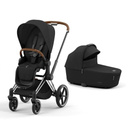 Cybex Priam 4.0 Sepia Black Chrome Brown frame Детская Коляска 2in1 Cybex Priam 4.0 Sepia Black Chrome Brown frame Детская Коляска 2in1