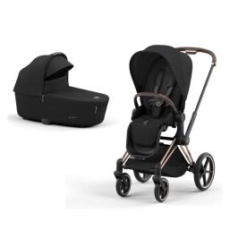 Cybex Priam 4.0 Sepia Black Rose Gold frame Детская Коляска 2in1 Cybex Priam 4.0 Sepia Black Rose Gold frame Детская Коляска 2in1