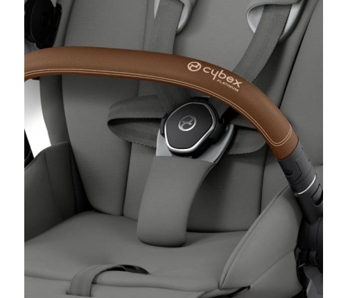 Cybex Priam 4.0 Soho Grey + Chrome brown frame Прогулочная Коляска