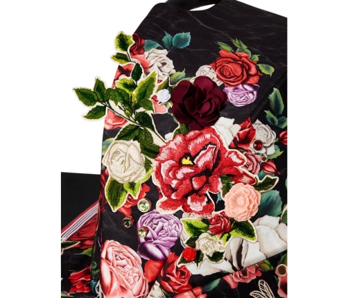 Cybex Priam 4.0 Spring Blossom Dark + Chrome black frame Pastaigu Ratiņi