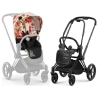 Cybex Priam 4.0 Spring Blossom Light + Matt black frame Прогулочная Коляска