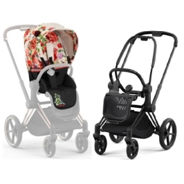 Cybex Priam 4.0 Spring Blossom Light + Matt black frame Pastaigu Ratiņi Cybex Priam 4.0 Spring Blossom Light + Matt black frame Pastaigu Ratiņi