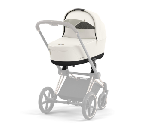 Cybex Priam 4.0 Off White Chrome Brown frame Bērnu Ratiņi 2in1