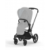 Cybex Priam 4.0 Off White Matt Black frame Bērnu Ratiņi 2in1