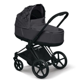 Cybex Priam Dream Grey Simply Flowers + Matt black frame Коляска с Люлькой