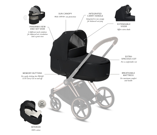 Cybex Priam e-Priam Lux Birds of Paradise Люлька для коляски