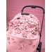 Cybex Priam Pale Blush Simply Flowers + Matt black frame Коляска с Люлькой