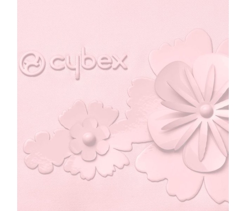 Cybex Priam Pale Blush Simply Flowers + Matt black frame Коляска с Люлькой