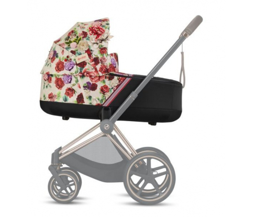 Cybex Priam Spring Blossom Light + Matt black frame Коляска с Люлькой