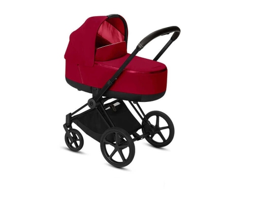 Cybex Priam True Red + Matt black frame Коляска с Люлькой